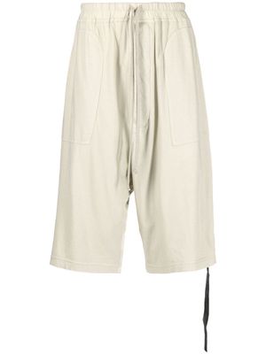 Rick Owens DRKSHDW drawstring-waist detail shorts - Neutrals
