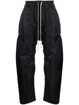 Rick Owens DRKSHDW drawstring-waist drop-crotch trousers - Black
