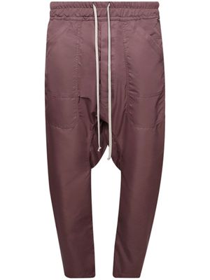 Rick Owens DRKSHDW drawstring-waist drop-crotch trousers - Pink