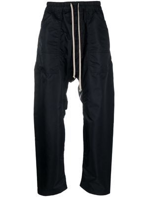 Rick Owens DRKSHDW drawstring-waist straight-leg trousers - Black