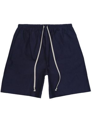 Rick Owens DRKSHDW drawstring-waistband wide-leg shorts - Blue