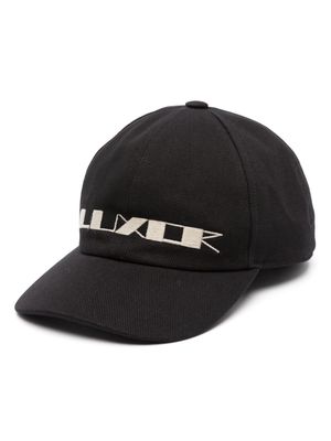 Rick Owens DRKSHDW DRKSHDW logo-embroidered baseball cap - Black