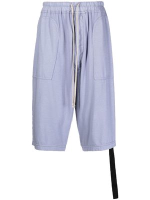 Rick Owens DRKSHDW drop crotch bermuda shorts - Purple