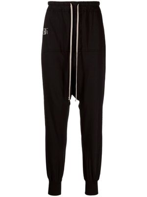 Rick Owens DRKSHDW drop-crotch track trousers - Black