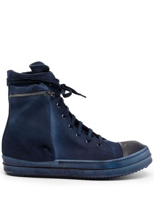 Rick Owens DRKSHDW EDFU cargo high-top sneakers - Blue