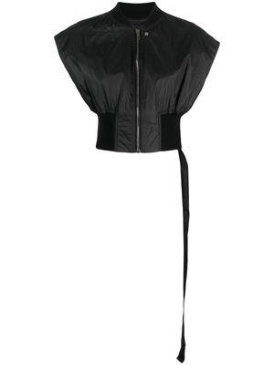Rick Owens DRKSHDW elasticated-waist sleeveless jacket - Black