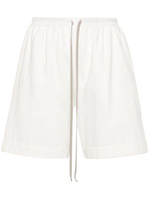 Rick Owens DRKSHDW elasticated-waistband cotton shorts - Neutrals