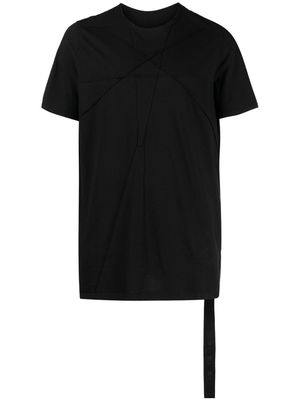 Rick Owens DRKSHDW exposed-seam organic cotton T-shirt - Black