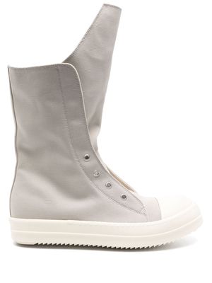 Rick Owens DRKSHDW extended-tongue sneaker boots - Grey