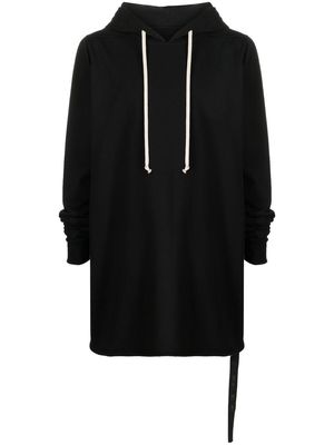 Rick Owens DRKSHDW extra long hoodie - Black