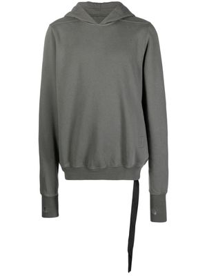 Rick Owens DRKSHDW extra-long sleeve cotton hoodie - Grey