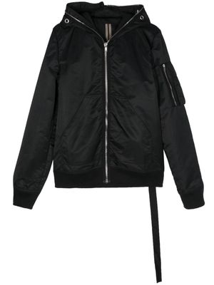 Rick Owens DRKSHDW eyelet-detail hooded jacket - Black