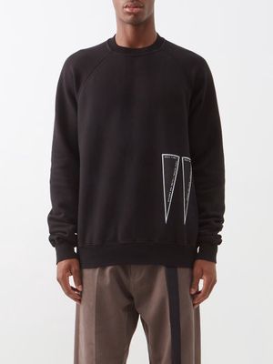 Rick Owens Drkshdw - Furka Compact Jersey Sweatshirt - Mens - Black