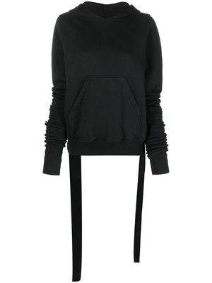 Rick Owens DRKSHDW Gauntlet Granbury rib-trimmed hoodie - Black
