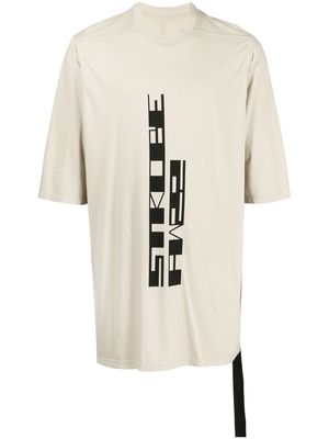 Rick Owens DRKSHDW graphic-print short-sleeve T-shirt - Neutrals