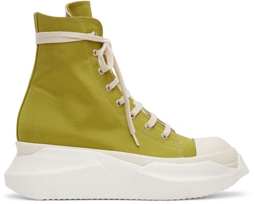 Rick Owens Drkshdw Green Abstract Sneakers