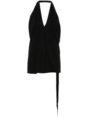 Rick Owens DRKSHDW Halter T cotton top - Black