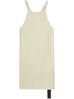 Rick Owens DRKSHDW halterneck cotton tank top - Neutrals