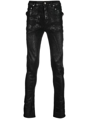 Rick Owens DRKSHDW high-shine skinny jeans - Black