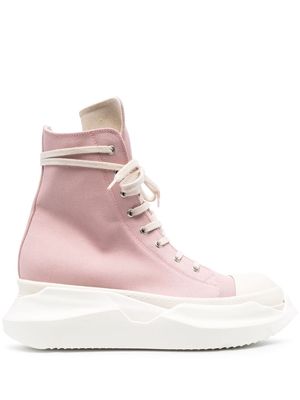 Rick Owens DRKSHDW high-top lace-up sneakers - Pink