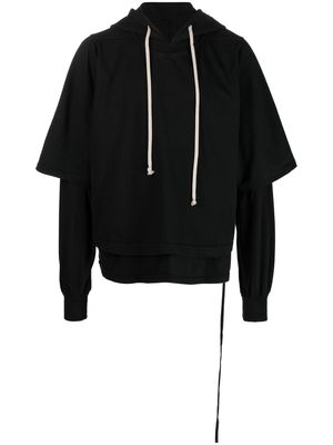 Rick Owens DRKSHDW Hustler cotton hoodie - Black