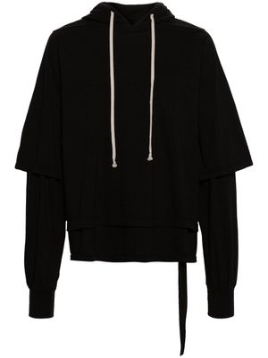 Rick Owens DRKSHDW Hustler organic cotton hoodie - Black