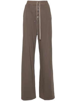 Rick Owens DRKSHDW jersey straight trousers - Grey