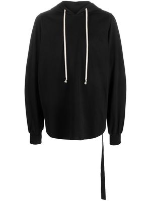 Rick Owens DRKSHDW Jumbo cut-out cotton hoodie - Black