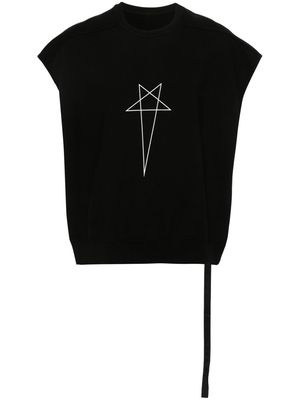 Rick Owens DRKSHDW Jumbo Tatlin cotton vest - Black