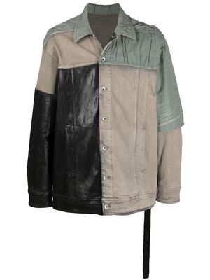 Rick Owens DRKSHDW Jumbo Worker shirt jacket - Black