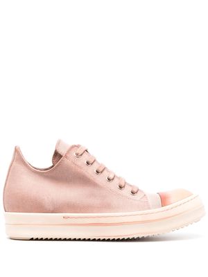 Rick Owens DRKSHDW lace-up low-top sneakers - Pink