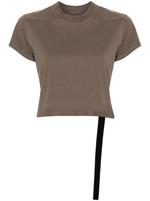 Rick Owens DRKSHDW Level cotton cropped T-shirt - Brown