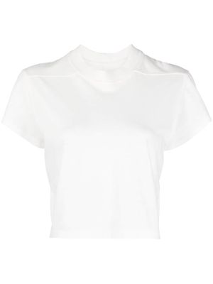 Rick Owens DRKSHDW Level cotton cropped T-shirt - White