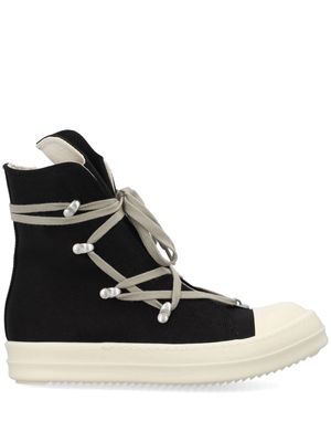 Rick Owens DRKSHDW Lido Hexa cotton sneakers - Black