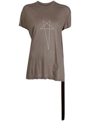 Rick Owens DRKSHDW logo-print T-shirt - Grey