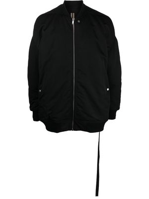 Rick Owens DRKSHDW long bomber jacket - Black