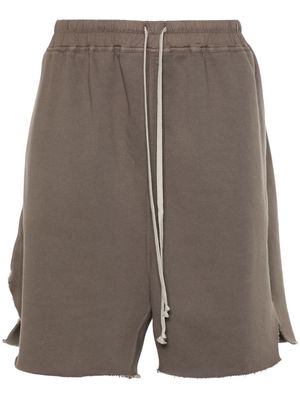 Rick Owens DRKSHDW Long Boxers organic cotton shorts - Brown