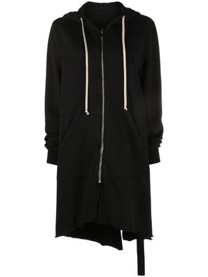 Rick Owens DRKSHDW long cotton hoodie - Black
