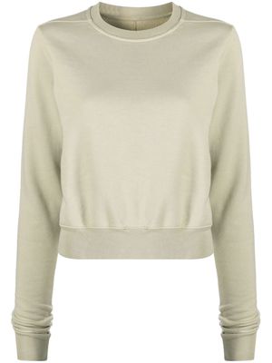 Rick Owens DRKSHDW long-sleeve cotton sweatshirt - Neutrals