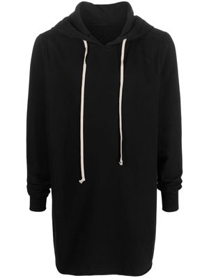 Rick Owens DRKSHDW long-sleeve organic cotton hoodie - Black