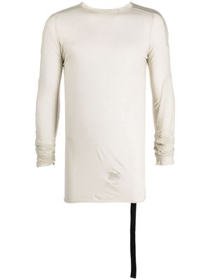 Rick Owens DRKSHDW long-sleeved cotton T-shirt - Neutrals
