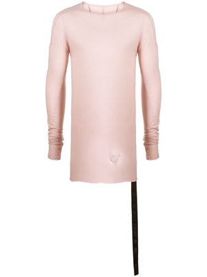 Rick Owens DRKSHDW long-sleeved cotton T-shirt - Pink
