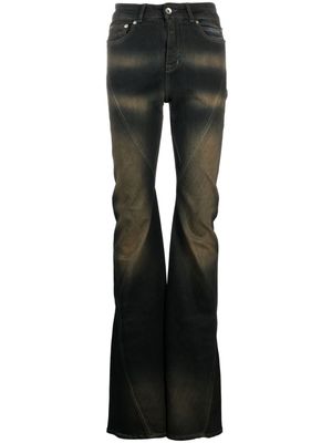 Rick Owens DRKSHDW Luxor mid-rise bootcut jeans - Blue
