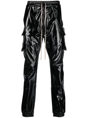 Rick Owens DRKSHDW Mastodon faux-leather trousers - Black