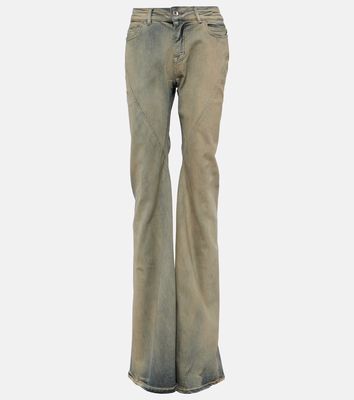 Rick Owens DRKSHDW mid-rise flared jeans