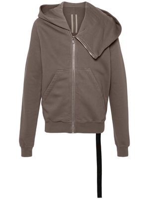 Rick Owens DRKSHDW Mountain zip-up hoodie - Brown