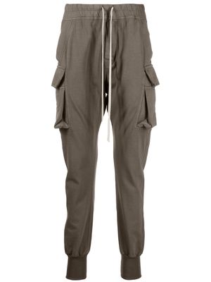 Rick Owens DRKSHDW multiple-pocket drawstring-waist trousers - Brown