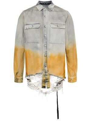 Rick Owens DRKSHDW Outershirt denim jacket - Blue