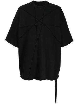 Rick Owens DRKSHDW oversize exposed-seams T-shirt - Black
