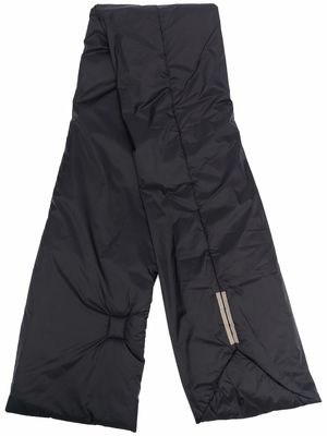 Rick Owens DRKSHDW padded-design scarf - Black